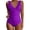 Purple, variant on Duoif Women's Slimming and Shielding Two Swimsuit for Women with Straps Womens Swimsuits Tummy Control Swimsuits for Women Black L