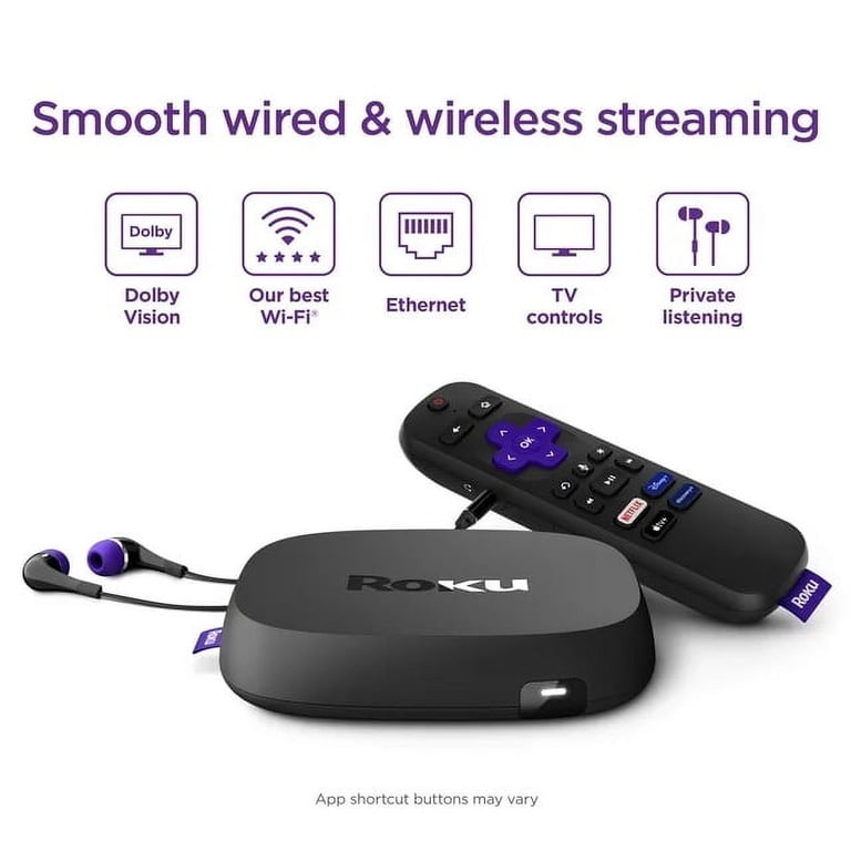 Roku, Ultra LT Streaming Device, 4K HDR Dolby Vision, Wireless