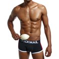 thumbnail image 5 of HUPOM Men'S Underwear Underwear For Men Pack Medium waist Comfort Waist Solid Briefs Black M, 5 of 6