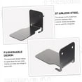 thumbnail image 2 of Fiudx Estante Flotante de Pared, Diseño de Metal Blanco, Construcción Robusta de Acero Inoxidable, Elegante Decoración Del Hogar, Almacenamiento Versátil para Dormitorio, Oficina, Cocina, Fácil Insta, 2 of 4