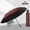 Red, variant on Super Large 130CM Business Folding Men Umbrella, Windproof Strong, Waterproof Sunproof Sunshade Uv Big Umbrellas