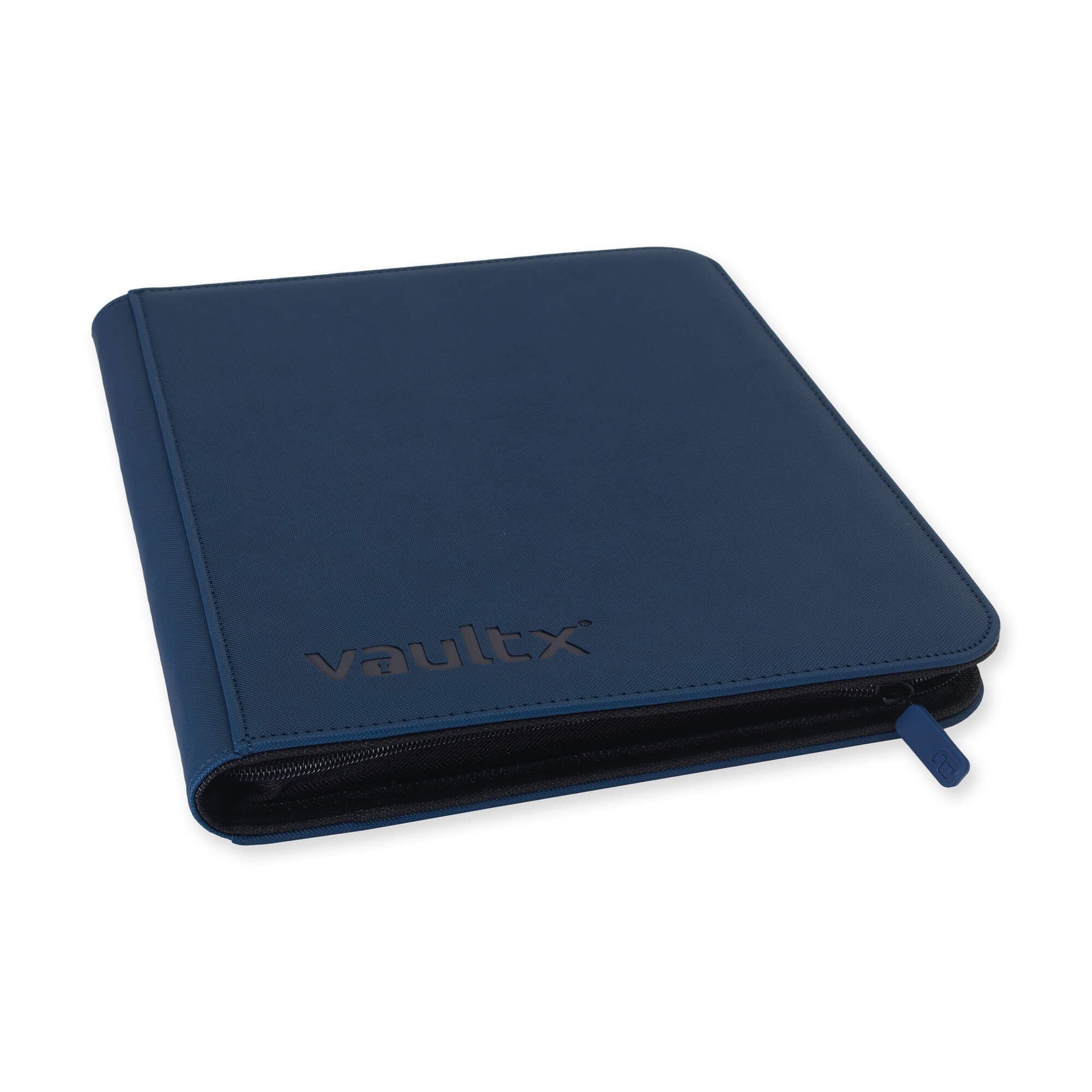Vault X 9-Pocket Trading Card Zip Binder - 360 Side Loading Pocket Album  for TCG & Sports Cards (Blue) 