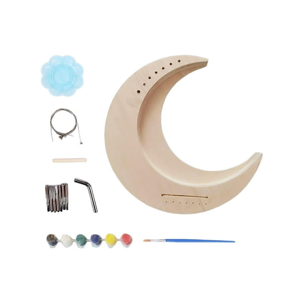 7-String DIY Kit Harpe Material Kit Interactif DIY Son Doux Style Lyre C