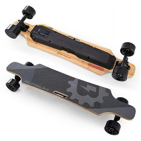 Blitzart EB3801BLK Huracane Electric Longboard, Black