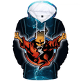 thumbnail image 4 of Sudadera con capucha para hombre con estampado 3D de moda de ocio nueva de 2024, ropa de calle cómoda de gran tamaño para el hogar, tendencia de hip hop, 4 of 5