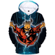 thumbnail image 4 of Sudadera con capucha para hombre con estampado 3D de moda de ocio nueva de 2024, ropa de calle cómoda de gran tamaño para el hogar, tendencia de hip hop, 4 of 5