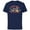 Navy, variant on Disney Mickey & Friends Family Trip 2023 Vacation Retro - Short Sleeve Cotton T-Shirt for Adults - Customized-Navy