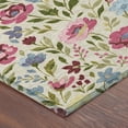 thumbnail image 3 of Addison Rugs Chantille Indoor/Outdoor Transitional Floral Linen Machine Washable Round Rug, 8' x 8', 3 of 8