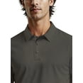 thumbnail image 4 of Ben Hogan Men's & Big Men's Performance Geometric Jacquard Short Sleeve Golf Polo Shirt, Sizes S-5XL, 4 of 7