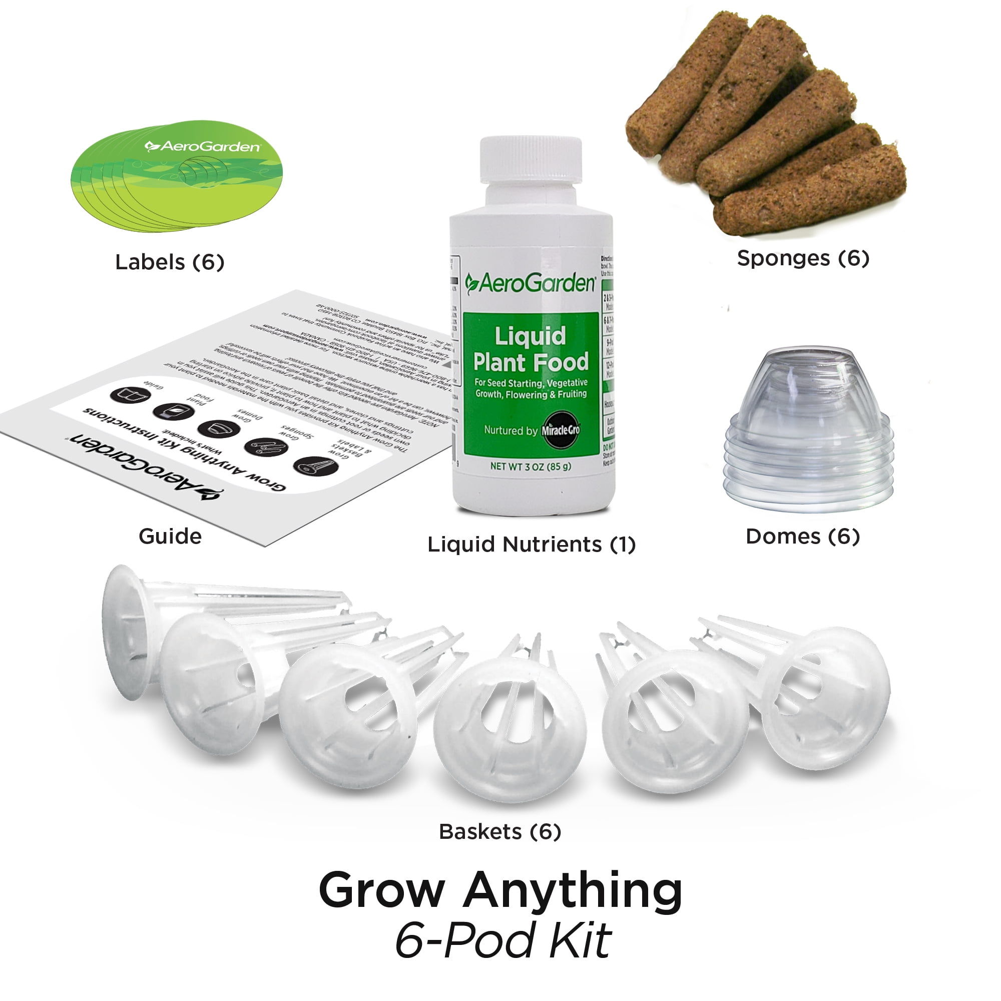 AeroGarden Miracle-Gro Grow Anything Seed Pod Kit 50 Pack 