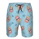 thumbnail image 3 of Balery I Am A Fan Popcorn Traje de Baño Estilo Hawaiano para Hombre, Shorts de Secado Rápido con Bolsillos-3X-Large, 3 of 6