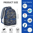 thumbnail image 6 of "Wildflower Print Backpack for Women & Teens - Sunflower Themed School Backpack, Water-Resistant College Bag, Laptop Backpack for Work, Stylish Floral Design", 6 of 6