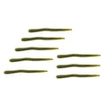 thumbnail image 3 of S SERENABLE 8x PVC Ribbed Worm Fishing Lures Soft Crank Baits Artificial Baits 5 Colors Color 303, 3 of 7
