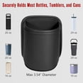 thumbnail image 3 of Leather Car Cup Holder Organizer (2-Pack) | Anti-Sag Clip On Drink Cupholder for Back Seat, Car Side Door, Headrest | Premium Extra Automotive Cup Holders for Water Bottles, Tumblers & Coffee Mugs, 3 of 4