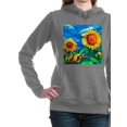 thumbnail image 1 of CafePress - Sunflowers Painting - Pullover Hoodie, Classic & Comfortable Hooded Sweatshirt, 1 of 1