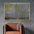 thumbnail image 2 of wall26 Framed Canvas Print Wall Art Banksy Dog Peeing on Wall Graffiti &amp; Street Art Pop Culture Illustrations Pop Art Bohemian Multicolor Dark for Living Room, Bedroom, Office - 16"x24", 2 of 5