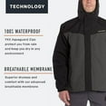thumbnail image 3 of Grundens Full Share Jacket Grey/Black 10329-015 BRAND NEW, 3 of 5