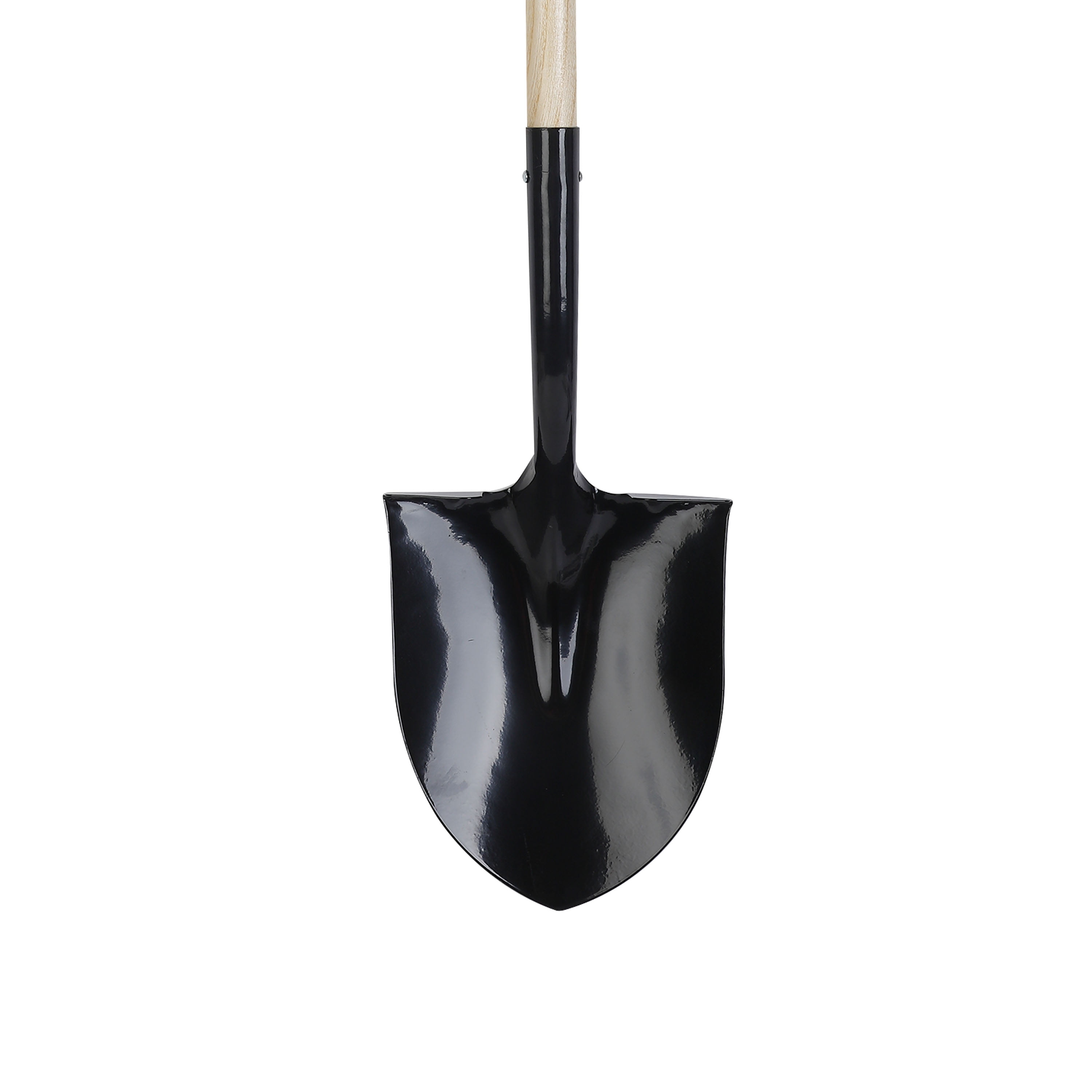 Expert Gardener Round-point Shovel with Wood Handle
