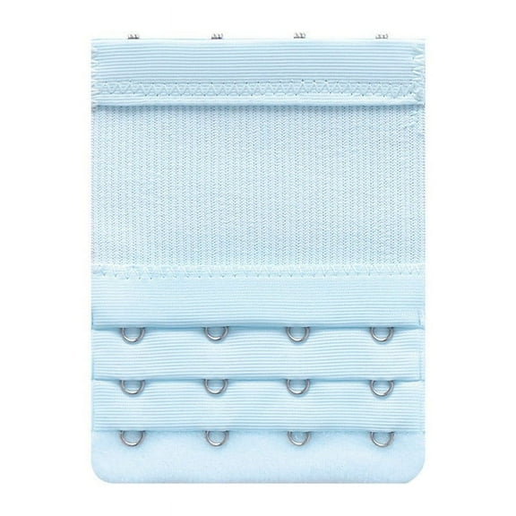 Wancir Women's Soft Comfortable Elastic Bra Extenders Bra Extension Strap 4 Hook 3 Row Lady's Bra Extender Bra Band 1PC