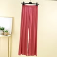 thumbnail image 2 of Flare Leg Pants - Summer Straight Dance Trousers (Plus Size), Red Thin Flared Casual Pants for Women Summer Straight Leg Dance Pants Versatile And Slimming Elastic Waist Plus Size Wide Leg Pants, 2 of 4