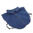 thumbnail image 2 of FELTECHELECTR Blusa vaquera con cuello desmontable y falso cuello de camisa, elegante y decorativa, gargantilla para mujer, accesorio versátil y moderno para combinar con otras prendas., 2 of 5