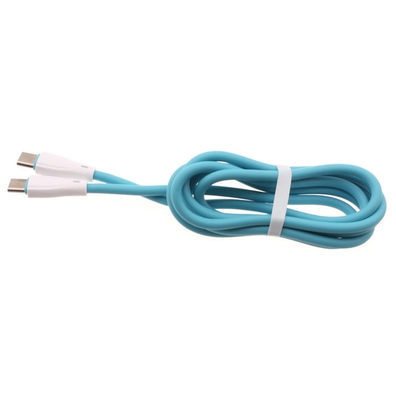 PD Fast Charger Cord 4ft USB-C Cable for Samsung Galaxy Z Fold4 Phone - Power Wire (Type-C to Type-C) Sync Blue Q6K Compatible With Galaxy Z Fold4 Model