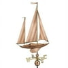 Good Directions Large Sailboat Weathervane, Pure Copper - 28"L