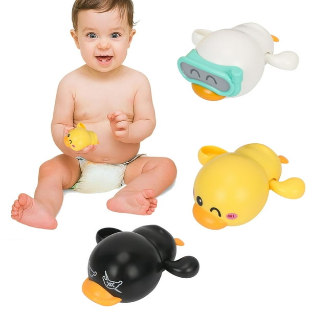 Skycase Bath Toy, Kids Cute Duck Clockwork Bathtub Swimming Pool Toy