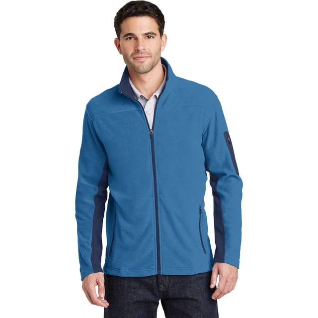 Port Authority ® Summit Fleece Full-Zip Jacket. F233 Xs Regal Blue/ Dress Blue Navy