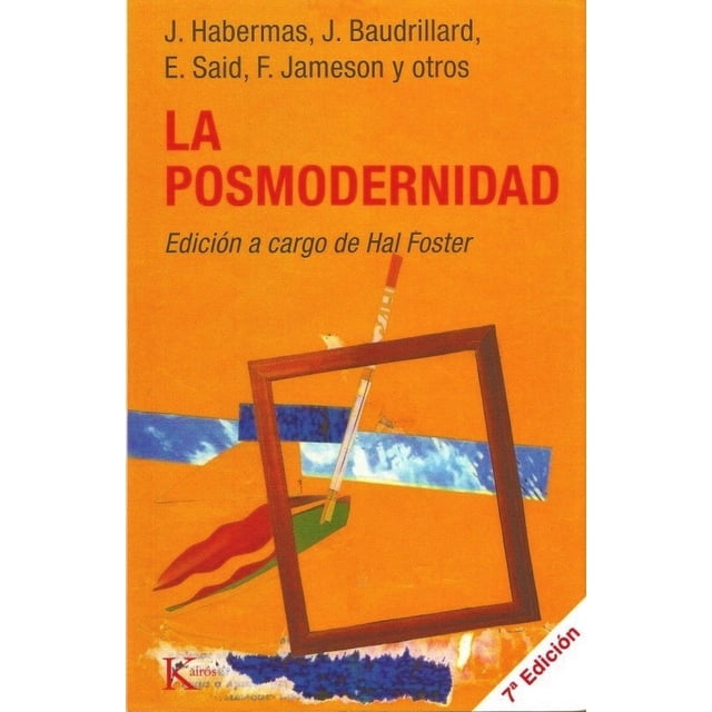 Libro La Posmodernidad Tapa Blanda, Autor Jurgen Habermas, Editorial Editorial Kairos