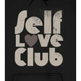 thumbnail image 2 of Self Love Club Long Sleeve Black Adult Sweatshirt-XL, 2 of 4
