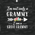 thumbnail image 4 of Inktastic I'm Not Only a Grammy I'm a Great Grammy with Flowers Women's T-Shirt, 4 of 5