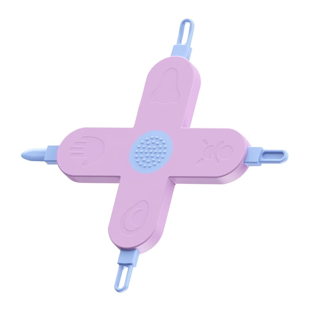 Kit de Aseo 4 En 1 para Bebés: Cuchara Nasal, Limpiador de Oídos, Herramienta para Uñas y Limpiador Umbilical para El Cuidado Infantil.