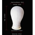 thumbnail image 5 of FixtureDisplays® 22" Liège Toile Bloc Tête Mannequin Tête W I G Affichage Tête de Style 18814-22", 5 of 5