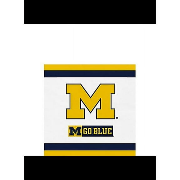 Mayflower 37596 24 Count Michigan Beverage Napkin