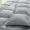 thumbnail image 7 of Puredown Graphene 75% Down Heavyweight Comforter 600FP for Winter, Grey, Full/Queen, 7 of 7