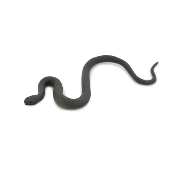 Snake, Smooth Earth Snake, Rubber Reptile, Educational, Realistic Hand Painted, Figure, Lifelike Model, Figurine, Replica, Gift, 5" F2046 B39