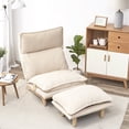 thumbnail image 6 of Trilenars Lazy Sofa Reclining Chair Balcony Leisure Single Sofa Foldable Recliner Study Reading Corner Chair With Adjustable Backrest For Living Room ​Bedroom Office, 6 of 9