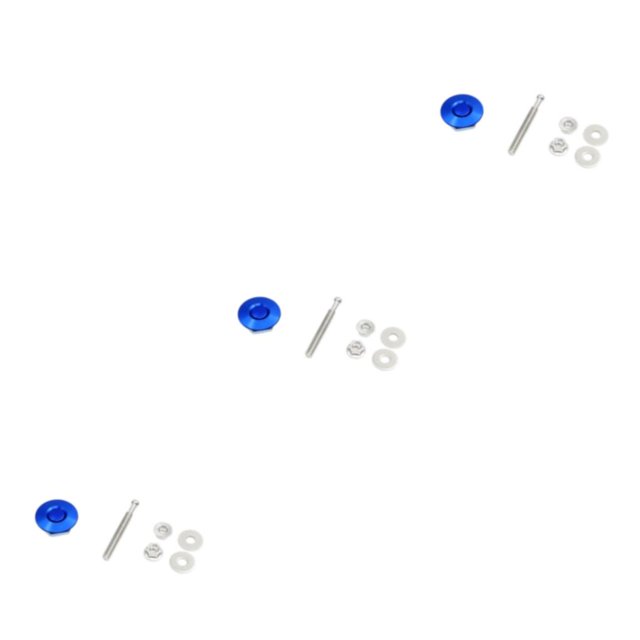 Wweixi Modification de la Voiture Élégant et Léger Verrouillage du Capot Différents Styles Offerts Bleu DP16-32 3Set