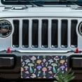 thumbnail image 5 of Colorful mushrooms Funny Personalized License Plate Rust-proof Stainless Steel Metal License Plate Suitable For Men And Women 12.2" x 6.2", 5 of 6