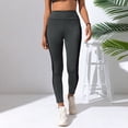 thumbnail image 5 of Mesh Leggings for Women Tummy Control Butt Lifting Yoga Pants High Waisted Compression Workout Leggings with Pockets, 5 of 7