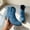 Light Blue, variant on Purcolt Womens Faux Suede Ankle Boots Vintage Trendy Pointed Toe Block Heel Short Booties Comfort Elegant Slip-on Western Cowgirl Boots for Travel Vacation Concert