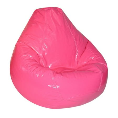 American Furniture Alliance Wetlook Vinyl Pure Bead Bean Bag American Furniture Alliance Wetlook Vinyl Pure Bead Bean Bag Magenta