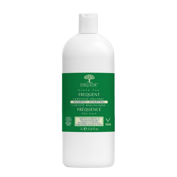 Shampooing Biologique Fréquent (Lot Économique de 1 L), Idéal pour le Lavage Fréquent des Cheveux
