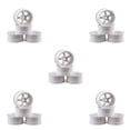 thumbnail image 2 of Shengyu 4 Pieces52mm Elastic *RC Car Tires Wheel Rims Hub Running Racing Drifting Tyres On-road Crawer Assembly Accessories Five Star/White 5Set, 2 of 6