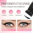 thumbnail image 2 of Eyeliner Pen, Dual-Ended Eyeliner, All-in-One Foldable Eyeliner Pen, Waterproof and Smudge-Proof Eyeliner Pen, Beginner-Friendly Eyeliner Pen, Suitable for All Eye Shapes, 2 of 6