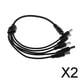 thumbnail image 1 of Cable Divisor De Potencia De Salida 2xDC 1 Hembra A 5 Macho Cable Y Adaptador 2 piezas, 1 of 9