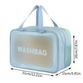 thumbnail image 3 of TIELUTT Dry and Wet Separation Toiletry Bag Large Capacity Storage Bag Clothes Storage Vacuum Bags Small Cold Label Shampoo Cord Storage Bag Small Airtight Clothes Storage Bags Airtight Bags for Packi, 3 of 5