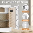 thumbnail image 5 of TigerKing White Security Home Safe Box, 2.5 Cubic Feet Digital Safe with Keypad and Keys for Home, Office, Business, 5 of 7