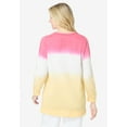 thumbnail image 2 of Woman Within Plus Size Tie-Dyed Knit Sweatshirt Tunic, 2 of 6